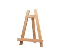 Mini Chevalet en Bois de Hêtre Beige pour Photographies et Peintures | Format A-frame Trépied, Support Stable et Portable, pour Artistes et Étudiants, Usage Table ou Sol