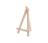 Mini chevalet en bois, support de présentation triangulaire, support de peinture, chevalet en bois pour œuvres d'art, peinture artisanale, trépied d'artiste (10 x 15 cm)