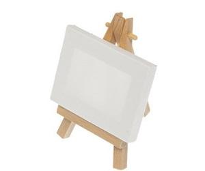 Mini-chevalet in hâssis entoilé, en présentoir