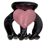 Mini-cheveux À Cheveux Clip Pour Fille Amour Coeur En Forme De Griffe Griffe Coeur Cliffes Jaw Clamps Nonslip Ponyholder Grip Women Deors Decors Girls Accessoires