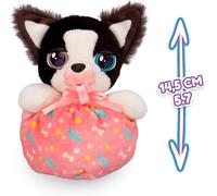 IMC Toys - Peluche chiot Baby Paws Mini Border Collie - avec sons et sac transportable - +3 ans