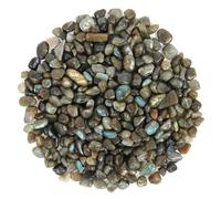 Mini Chips de Labradorite Naturelle - 500 g, Pierres Polies pour Décoration, Résine, Bijoux, Terrarium et Vase