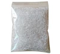 Mini chouchous élastiques à cheveux jetables en caoutchouc transparent
