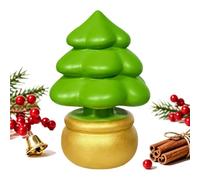 Mini Christmas Tree Statue - Resin Figures | Cute Winter Holiday Decor