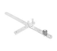 Mini Cintreuse de Bureau Manuelle en Acier au Carbone Argenté | Cintrage Précis, Montage sur Établi, pour Fil Métallique Fin et Tubes, Bricolage Domestique Mobile