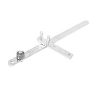 Mini Cintreuse Manuelle de Tiges en Acier au Carbone, Argenté | Outil Compact à Fixer sur Établi, pour Fil Métallique Fin et Barres D'armature, Atelier Débutant