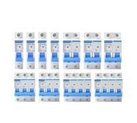 Mini Circuit Breaker NXB-63 DZ47 1p 2p 3p 4p 1A 63A House MCB With Indication, Pièces(4p,50A)