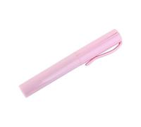 Mini ciseaux pliants en plastique en forme de stylo, ciseaux multifonctions pour couper du papier, fournitures de bureau (rose)