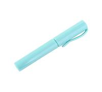 Mini ciseaux pliants en plastique en forme de stylo, ciseaux multifonctions pour couper du papier, fournitures de bureau (vert)