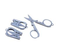 Mini Ciseaux Pliants Portables En Acier Inoxydable, Gadget Utilitaire De Poche, Portable, Randonnée, Voyage, Couture, 1 Pièce