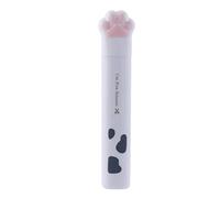 Mini ciseaux portables en forme de patte de chat, ciseaux à main en acier inoxydable, multifonctionnels, design mignon, pliable, cadeau pour fille (blanc)
