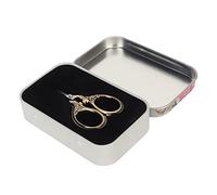 Mini ciseaux vintage en acier inoxydable, outil de coupe de fil à broder pour bricolage, artisanat, couture, couleur verte vintage 4,3 x 6 cm