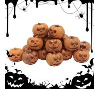 Mini Citrouilles d'Halloween 20 Figurines Miniatures en Résine pour Fête