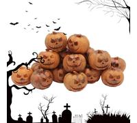 Mini Citrouilles D'Halloween 20 pièces statues en résine ornement de bureau