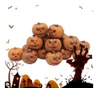 Mini Citrouilles d'Halloween 20 pièces statues en résine ornement de bureau