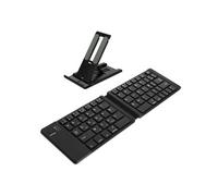 Avizar Mini Clavier Bluetooth AZERTY - Android, iOS et Windows - Support inclus