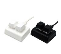 Mini clavier mécanique à 3 touches - Couper Copie Coller | Clavier mécanique avec raccourcis copier/collage instantanés, pavé axe rouge HotSwap, claviers programmables pour le travail et les jeux