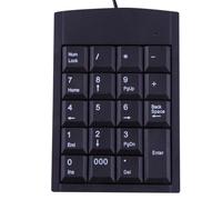 Mini clavier numérique filaire USB à 19 touches, adaptateur pour ordinateur portable, Windows 2000 XP Vista 7 ou édition Millennium