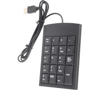 Mini Clavier Numérique Filaire Usb, Clavier D'Ordinateur Portable Ultra-Fin À 19 Touches Pour Pc Et Ordinateurs Portables, Petiavier De Haute Qualité, Noir, Compatible Avec