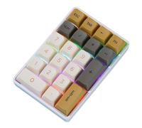 Mini clavier numérique mécanique sans fil 2,4 GHz à 21 touches, pour la comptabilité, les jeux, la programmation et le clavier A