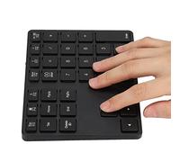 Mini Clavier Numérique sans Fil à 35 Touches avec 5.0, Matériau en Alliage D'aluminium, Idéal pour Les Professionnels de la comptabilité (Black)
