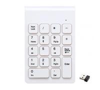 Mini clavier numérique Ultra-fin sans fil, 268G, 18 touches, réponse rapide, 2.4G, pour le bureau