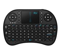 Mini Clavier Sans Fil AZERTY Français Avec Touchpad Ergonomique Compatible Smart TV Mini PC HTPC Console Ordinateur