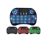 Mini-clavier sans fil indispensable en voyage, rétroéclairé et doté d'un pavé tactile pour jouer de nuit, rechargeable pour une autonomie longue