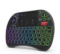 Mini clavier sans fil Rii X8 avec rétroéclairage TouchSub, 2.4GHz, adapté pour PC, Android TV Box, iPad Korean