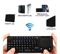 Mini clavier sans fil X1 2.4G Air Fly Mouse, clavier de jeu portable, pavé tactile, pour smart TV, Android tv, ordinateur portable, HTPC