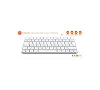 Mini clavier - Touches plates - - KMP2000W - AZERTY - FR - Multi-connexions - Blanc