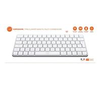 Mini clavier - Touches plates - MOBILITY LAB - KMP2000W - AZERTY - FR - Multi-connexions - Blanc