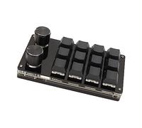 Mini Clavier USB 12 Touches, Commutateur Bleu de Clavier Mécanique Macro Programmable, Double Bouton de Clavier D'échange à Chaud Personnalisé Rétroéclairé RVB, pour Ordinateur