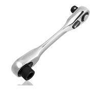 Mini liquet 2 En 1 72T, Petit Tournevis À Angle Droit De 90 °, Douille À Cliquet D'entraînement De 1/4" For Endroits Étroits, 2 Pièces