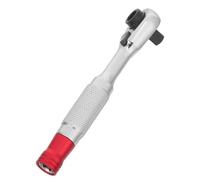 Mini liquet en Métal avec Tête Élastique et Adaptateur Hexagonal | Argenté, pour Écrous et Boulons, Réparations Terrain, Mécanique Vélo et Entretien Auto