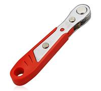 Mini clé à cliquet, tournevis magnétique cruciforme à angle droit pour les espaces difficiles, avec entraînement de 6,35 mm, couple élevé, mini tournevis à cliquet réversible, 11,4 cm