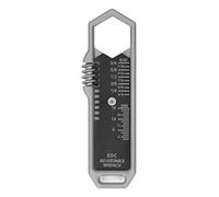 Mini clé à Molette, clé de Porte de Poche Clé à Molette EDC Multitool EDC Mini clé en Acier allié Taille Réglable 9-16 Mm Petite clé en Métal Outils de Poche Multi-Outils