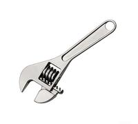Mini clé à molette réglable en métal argenté accessoire fonctionnel