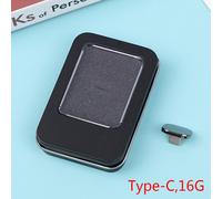 Mini clé USB courte pour voiture,clé USB,clé USB,UDP,clé USB,musique intégrée,,type C,1PC - Type TypeC 16G