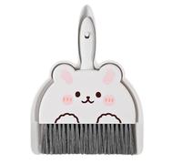 Mini Cleaning Brush With Dustpan - Tiny Handheld Broom Set, Portable Tabletop Cleaning Tool, Compact Multi Functional Sweeping Accessory | Convenient Pet Hair Cleaner For Sofa Counters Small Areas
