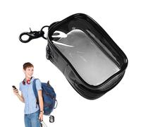 Mini Clear Bag - Portable Keychain Pouch | Multifunctional Storage Bag with Dustproof Design for Organizing Electronics, Charging Cables, Accessories, Stationery, Travel, Office, Home, Daily Use