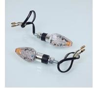 Mini clignotant LED 12V One chromé pour moto deux roues / homologué CE Neuf