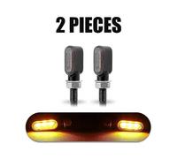 Mini clignotants LED pour moto, 8 mm, pour Honda et Yamaha