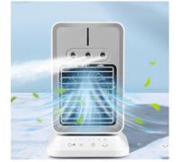 Mini Climatiseur, 3 Vitesses,3 Modes de Brumisation,4 en 1 Climateur Minuterie 2/4H,120° Oscillation Climatiseur Portables Pour Le Bureau à Domicile