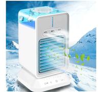 Mini Climatiseur, 3 Vitesses,3 Modes de Brumisation Climatiseur Portables Minuterie 2/4H,120° Oscillation Climatiseur Ventilateur Pour La Maison Et Le Bureau