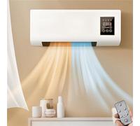 Mini climatiseur mural avec télécommande - AC portable parfait pour chambre, salon, bureau
