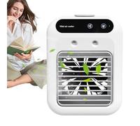 Mini climatiseur personnel petit et silencieux | Mini ventilateur d'air conditionné ou portable, avec batterie de 1800 mAh, 2 vitesses de vent, 2 modes de pulvérisation, F