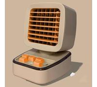 Mini climatiseur portable 3 vitesses de vent LED veilleuse de bureau refroidi à l'eau ventilateur de refroidissement refroidisseur d'air for bureau à domicile, chambre à coucher, chameau du désert, 3,