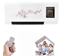 Mini Climatiseur Portable À Montage Mural Double Mode À Refroidissement Rapide avec Télécommande Et Minuterie, Refroidissement Intelligent, Ventilateur de Refroidissement Silencieux pour la Maison A