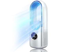 Mini climatiseur, rafraîchisseur d'air for chambre à coucher, climatiseur de camping, trois modes d'air pur/froid/humidification, 6 vitesses de vent, minuterie 6 heures, faible consommation d'énergie.